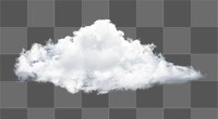 White png cloud aesthetic sticker