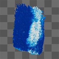 Blue brush stroke sample transparent png