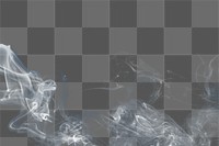 Smoke border png background, abstract element 