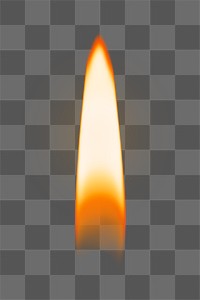 Lighter flame png sticker, realistic burning fire image