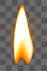 Lighter flame png sticker, realistic burning fire image