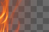 Flame png border background, burning fire, animated graphic