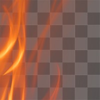 Flame png border background, burning fire, animated graphic