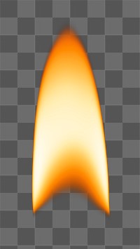 Lighter flame png sticker, realistic burning fire image