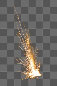 Firecracker png sticker, realistic mine flame transparent image
