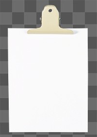 White paper png sticker, transparent background