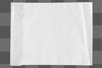 White mailer bag png, shipping packaging design