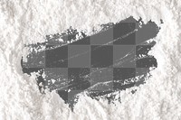 White powder frame png, transparent background