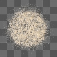 PNG beige powder, texture collage element design