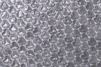 Texture png, heart shape bubble wrap design, transparent background