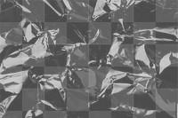 Plastic texture png, wrinkled design, transparent background