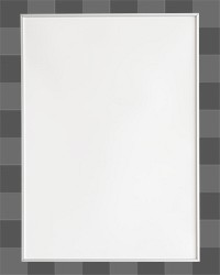 Blank frame png on transparent background