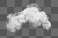 White smoke effect design element