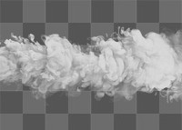 White smoke effect design element