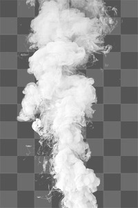 White smoke effect design element