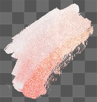 Aesthetic png glitter sticker, pink watercolor graphic