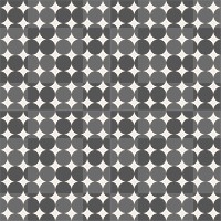 Aesthetic circle png pattern, transparent background, white geometric design