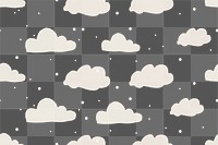 Cloud png weather pattern, transparent background