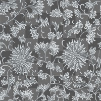 Flower png seamless pattern on transparent background
