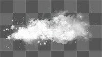 Cloud png sticker, weather transparent background