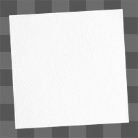 White paper sticky note design element