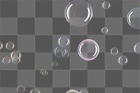 Png clear bubble pattern background 