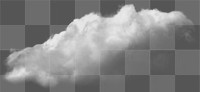 White cloud png on transparent background