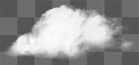 White cloud png on transparent background