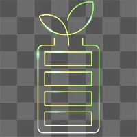 Rechargeable battery icon png environmental friendly symbol