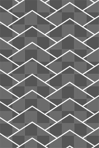 Abstract png transparent background, white zigzag pattern, simple design