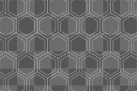 White pattern background png transparent, abstract geometric design