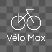 Cycle sports logo png, bicycle illustration in modern transparent design