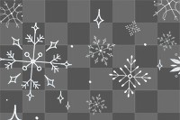 Snowflake  png, transparent Christmas background, winter holidays illustration