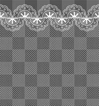 Floral lace png transparent background, white feminine crochet