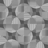 Geometric circle png pattern, abstract collage element