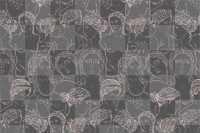 Pink line art png seamless pattern background, Greek gods & goddesses drawing