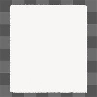 White rectangle png, badge sticker, transparent background