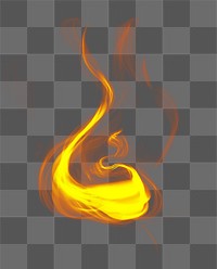 Yellow smoke png design element