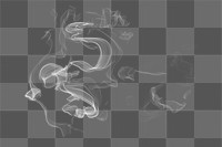 Png realistic smoke design element