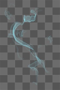 Png blue smoke design element