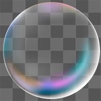 Png clear bubble design element