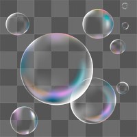 Png clear bubble design element