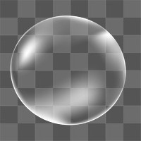 Png clear bubble design element