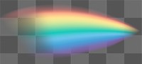 Png rainbow light design element