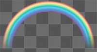 Png rainbow light design element