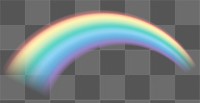 Png rainbow light design element