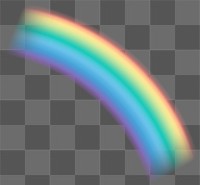 Png rainbow light design element