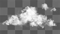 Png realistic cloud design element 