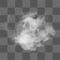 Png realistic cloud design element 