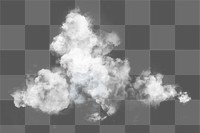 Png realistic cloud design element 